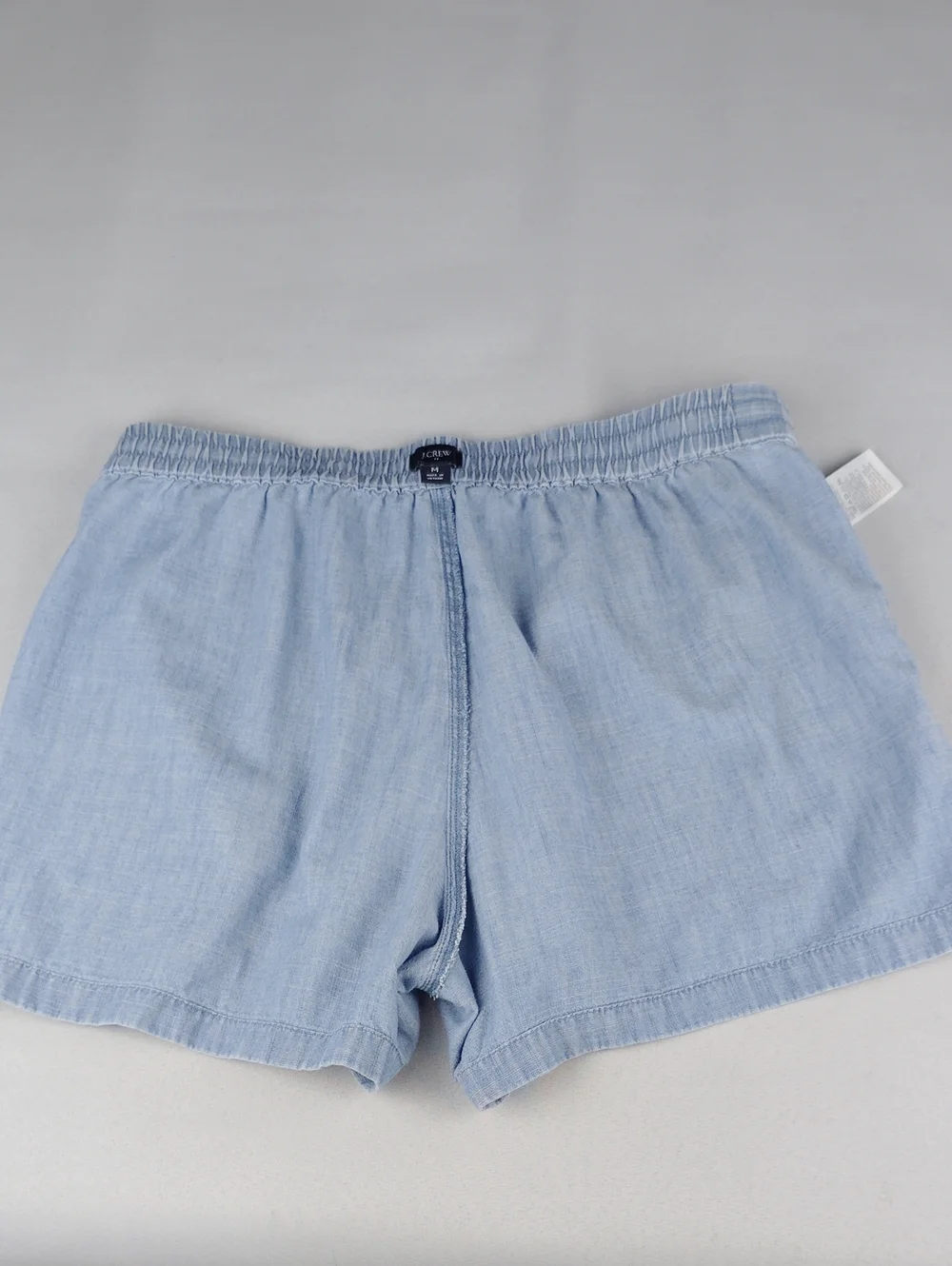 J. Crew Pale Blue High-Waist Drawstring Shorts